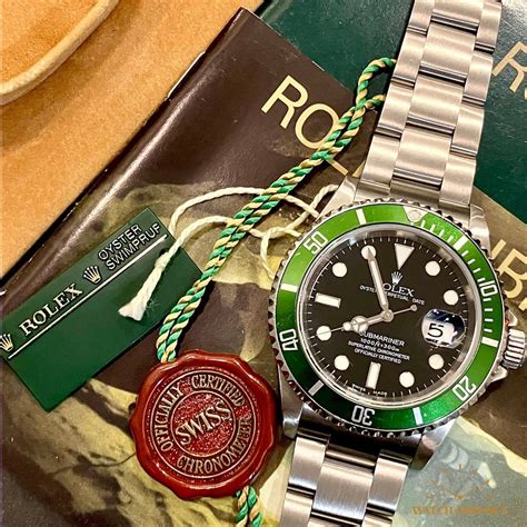 rolex submariner lv flat four|rolex submariner date 116610lv.